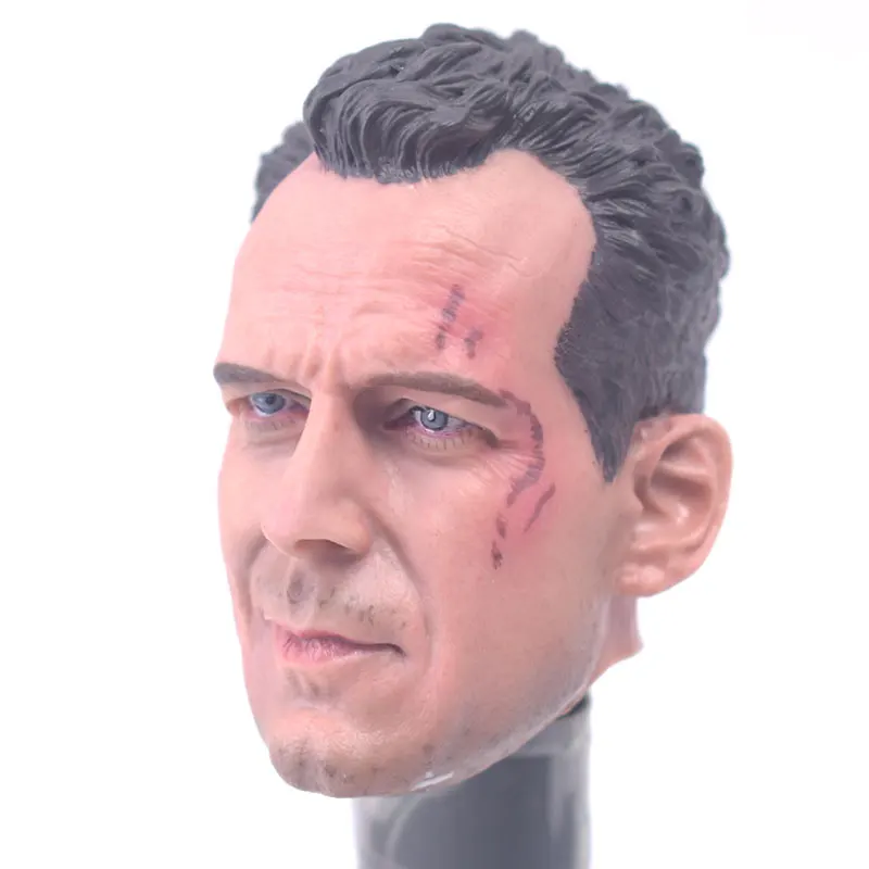 1/6 весы аксессуары фигурка Мужская голова Scuplt Брюс Уиллис Sculpt для 12 дюймов Джон