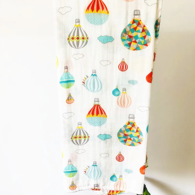 Муслиновое одеяло ins пеленка для младенцев из бамбука и хлопка банное полотенце