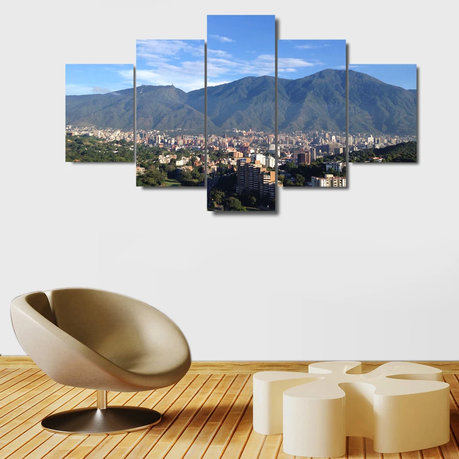 5 шт. Avila Caracas горный холст с принтом настенная живопись постер Современный