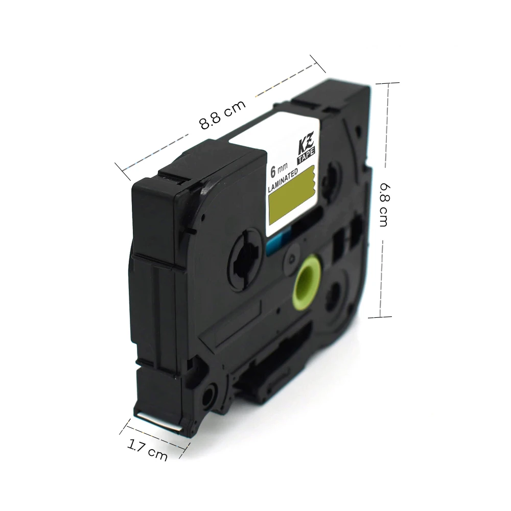 CIDY Tze 811 Tz811 черный на золоте ламинированный совместимый P touch 6 мм tze-811 tz-811 tze811