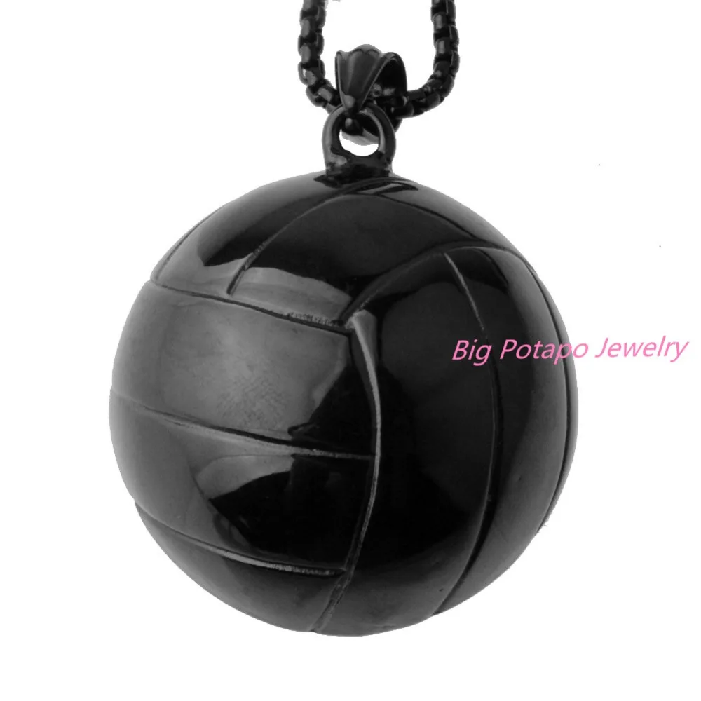 Футбольные мужские цепочки золотого цвета из нержавеющей стали Фитнес футбол