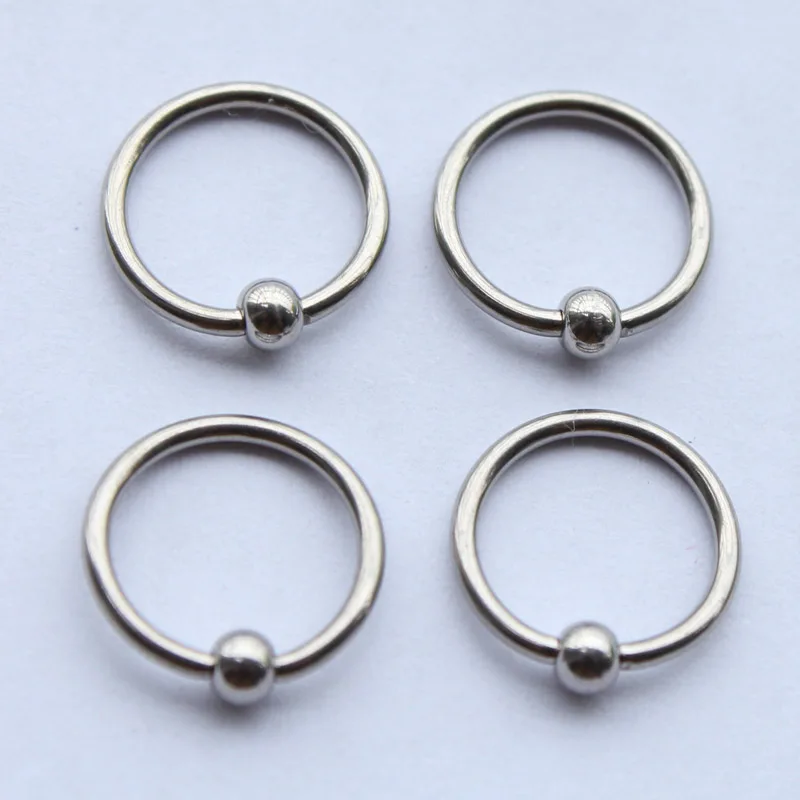 Кольцо для носа 10 шт./лот из нержавеющей стали | Украшения и аксессуары