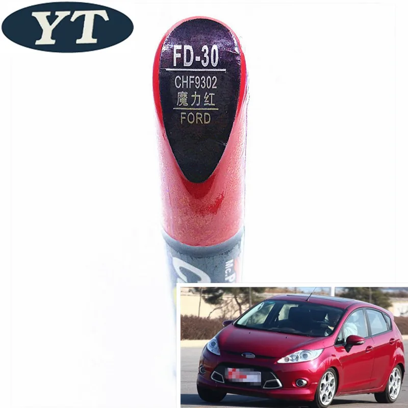 Авторучка для ремонта царапин авторучка красного цвета Ford ecosport kuga focus s max fiesta