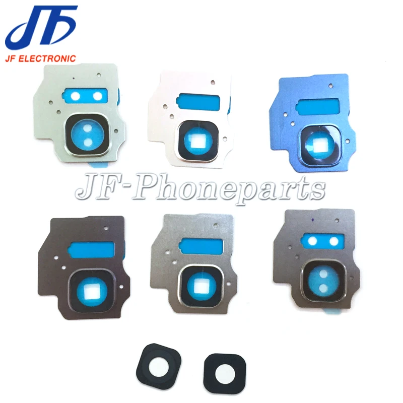 20pcs/Lot Back Rear Camera Lens Ring Cover Part + frame Bezel Adhesive Sticker for Samsung Galaxy S8 G950F plus G955F | Мобильные