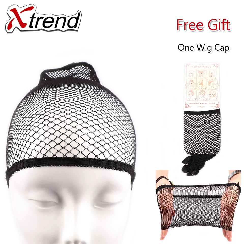 Xtrend синтетических афро вьющиеся волосы Искусственные парики для черный Для