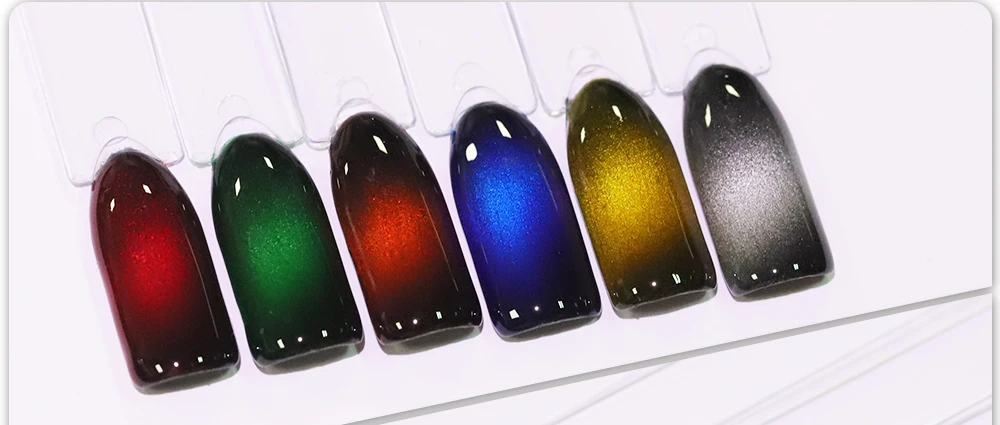 12 шт. ibdgel Gem Effect кошачьи глаза УФ гель для ногтей Polsh 6 цветов Серебряный Кот основа под тени для век Гель-лак для полировки дизайн ногтей