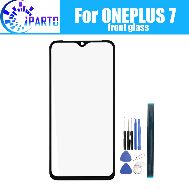 

Для ONEPLUS 7 Переднее стекло экрана Объектив 100% новый передний сенсорный экран Стекло Внешний объектив для ONEPLUS 7 + Инструменты
