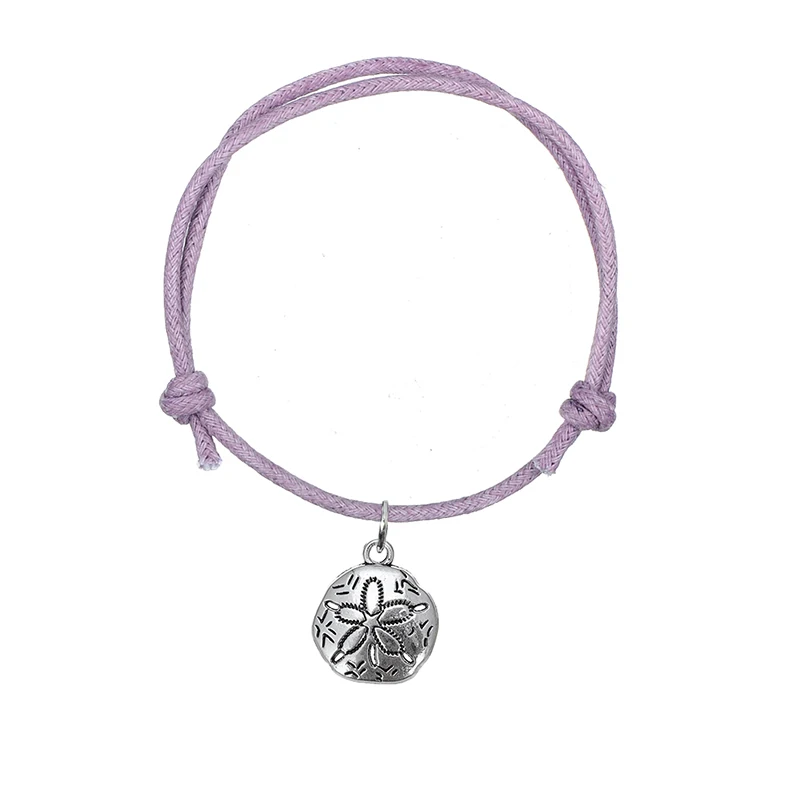 Модный браслет талисман доллар подвеска в виде песка Корейская Вощеная цепочка