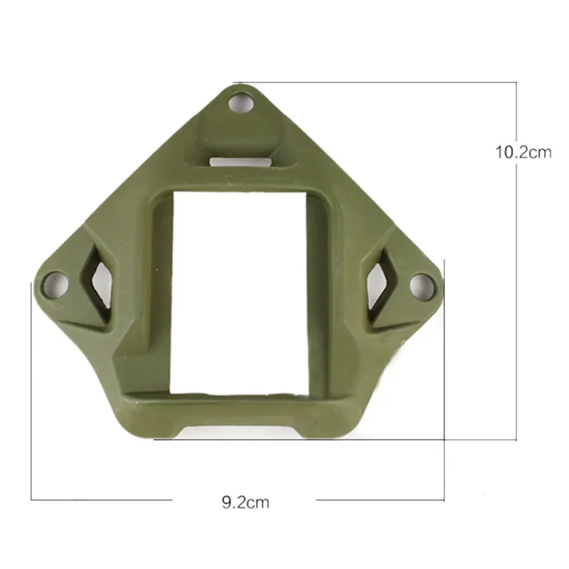 

Helmet Mount Multi Functional Low Carbon Steel Protective Device Adapter Base FAST Helmets Outdoor Tools
