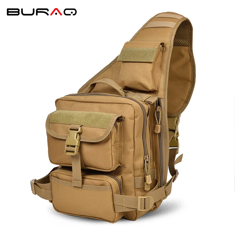 BURAQ Брендовые мужские повседневные многофункциональные большие сумки для