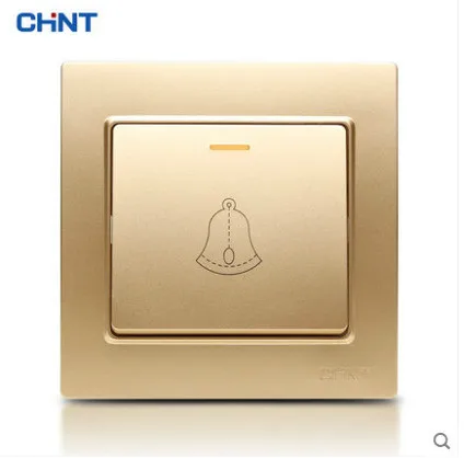 CHNT 86 Тип переключатель панели NEW7L три цвета розетка панель для дверного звонка|panel