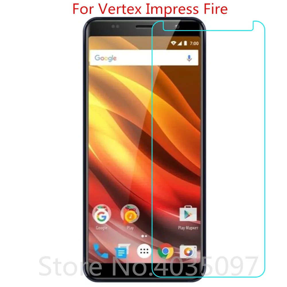 Закаленное стекло для Vertex Impress Fire Screen Protector 9H 2.5D Защитное телефона Glass|Защитные