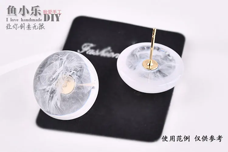 Новые модные серьги из акриловой смолы в японском и южнокорейском стиле сделай