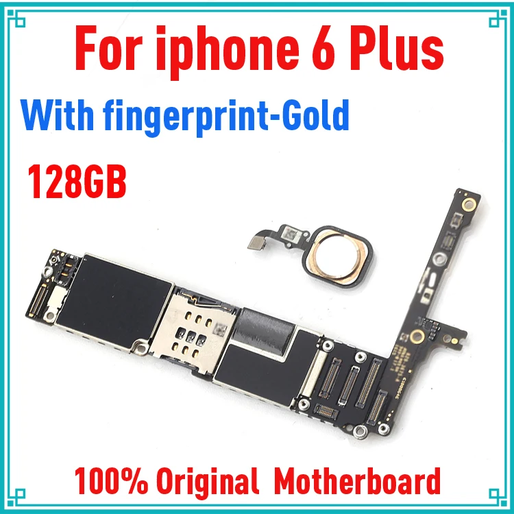 128 ГБ для iphone 6 plus материнская плата с Touch ID золотой Оригинальный разблокированный
