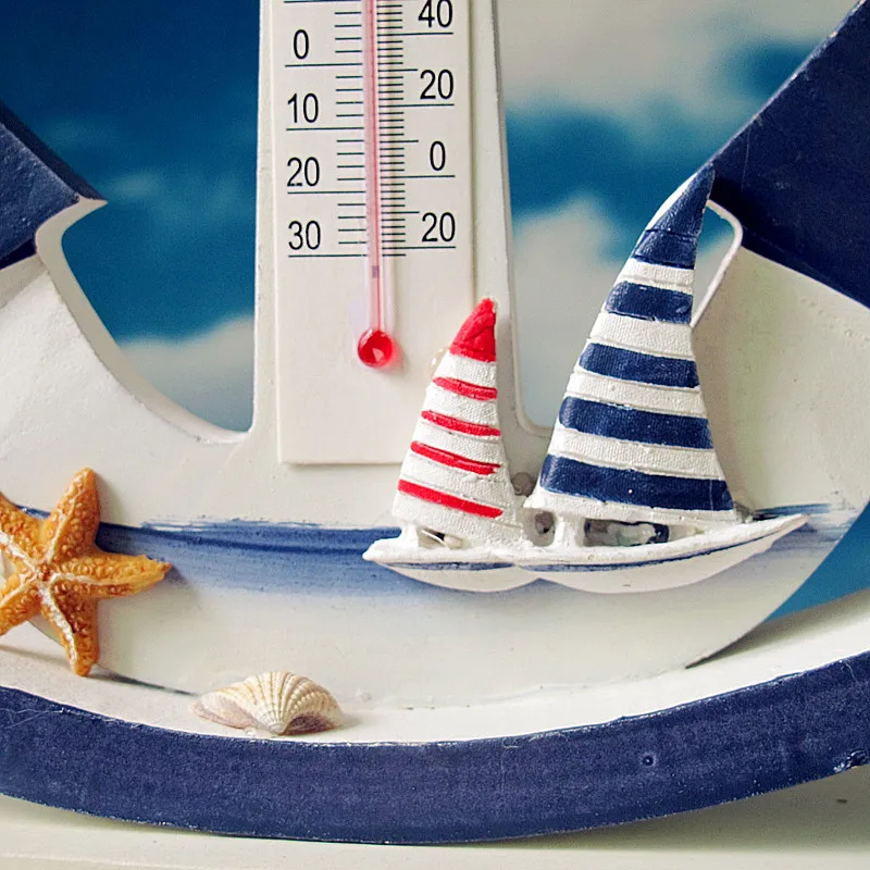 Деревянный термометр в средиземноморском стиле | Дом и сад