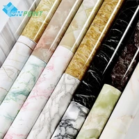 60CM Self Adhesive Marble PVC Wall Stickers Kitchen Oil Waterproof Renovation Film Cabinet Stove Window Sill Tabletop Wallpaper