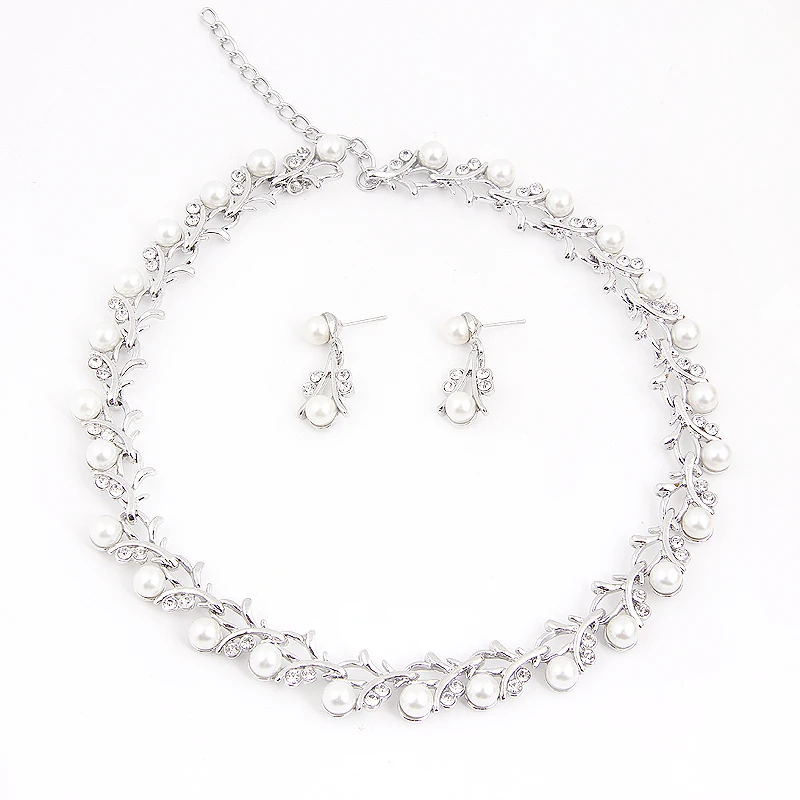 Hot Worldwide Imitation Pearl Simple Elegant Bridal Jewelry Sets Kit Gift Fast Free Shipping New Selling | Украшения и аксессуары
