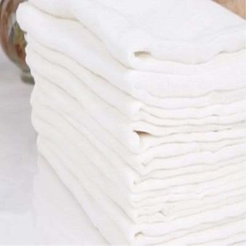 1 шт. белые бамбуковые марлевые мягкие Подгузники Детские Многоразовые моющиеся