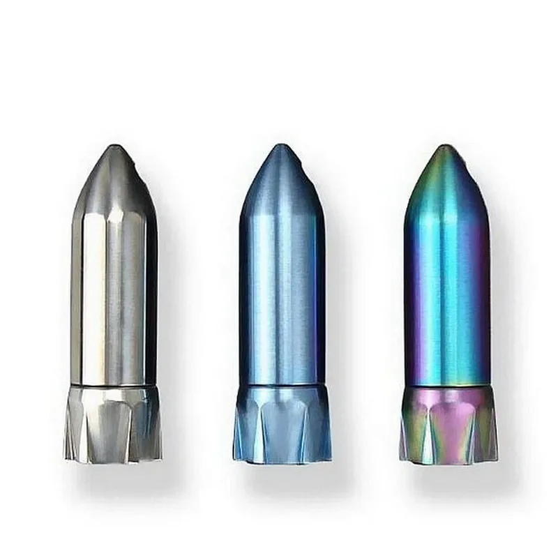 Титановые водонепроницаемые капсульные таблетки компактная коробка для