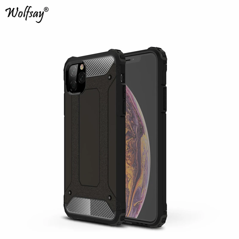 Противоударный чехол для iPhone 11 Pro Max силиконовый Жесткий телефона 6 5