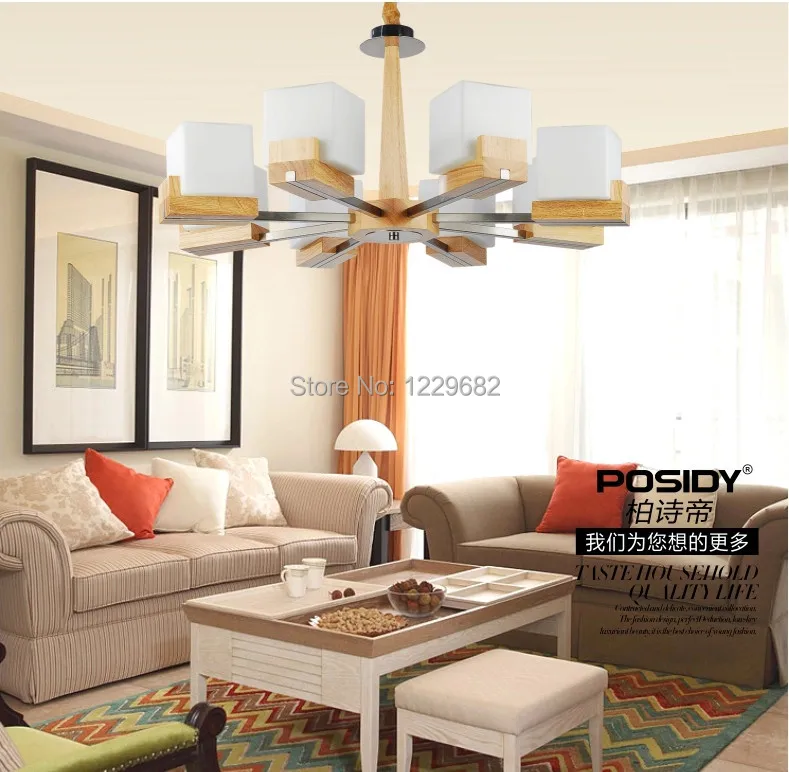 Дерево современный из светодиодов потолочные светильники для гостиная