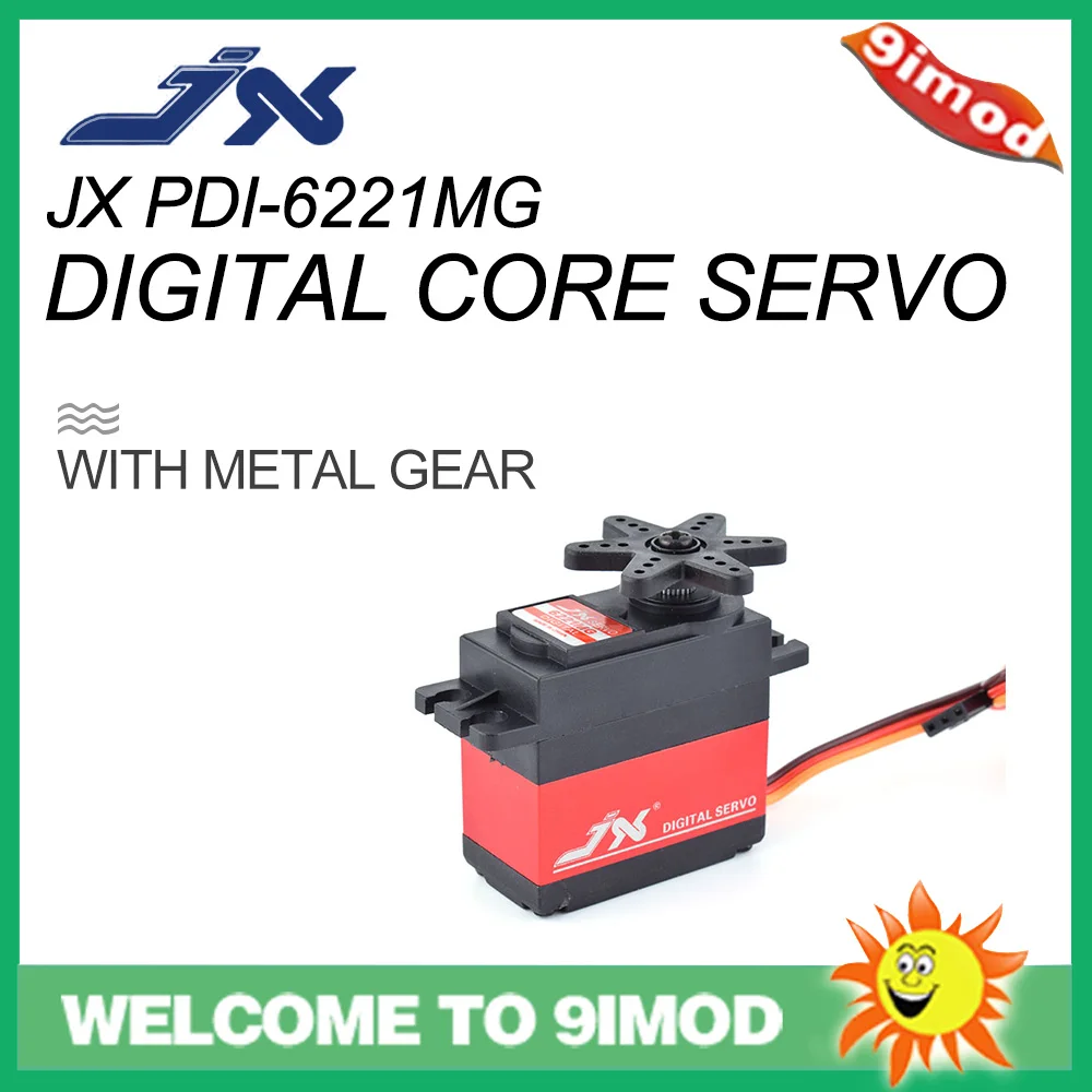 JX PDI 6221MG 20 кг Ультра крутящий момент металлическая Шестерня цифровой