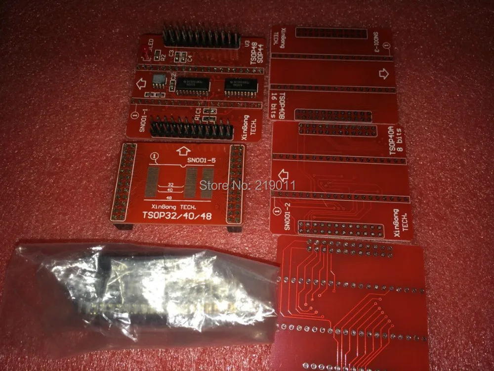 5 шт. 100% оригинальные адаптеры MiniPro TL866 универсальный программатор TSOP32 TSOP40 TSOP48