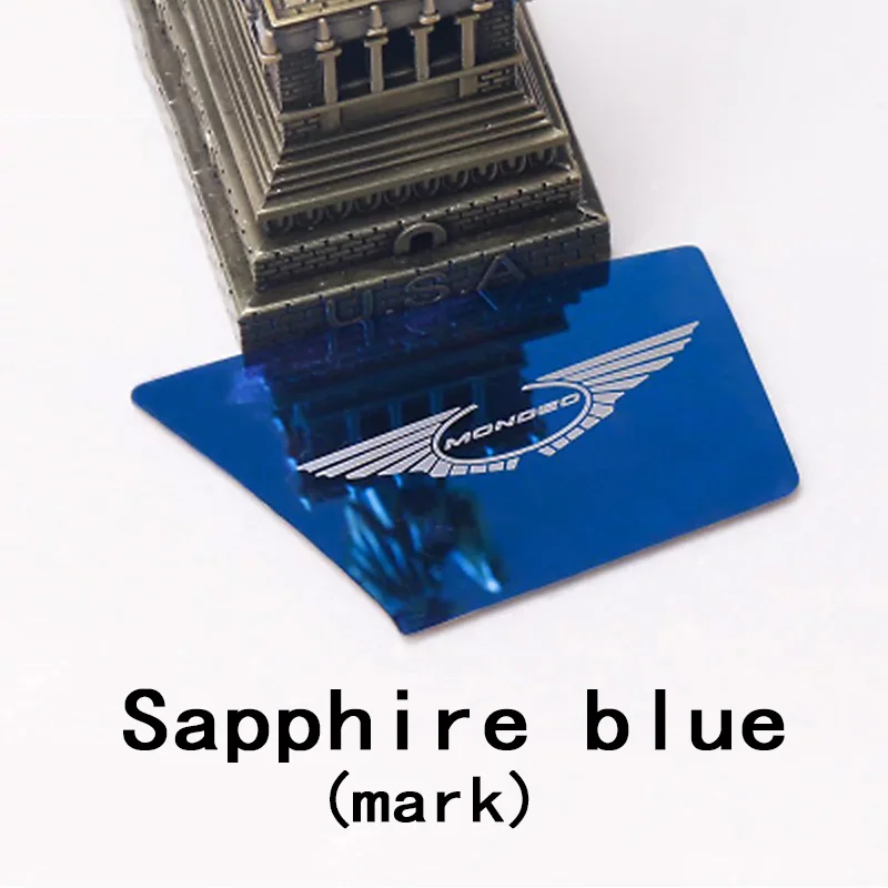 4pcs-logo-blue MCrea автомобильные декоративные наклейки из нержавеющей стали для Ford Mondeo MK5 MKV внутренняя дверная ручка чаша крышка аксессуары - Название цвета: 4pcs-logo-blue