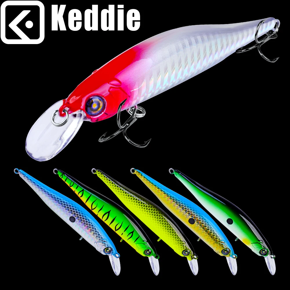 6PC Artificial Fishing Bait 6Colors Lure 11g-0.4oz/4.3&quot-11cm fishing tackle 6# high carbon steel triple hook bass | Спорт и