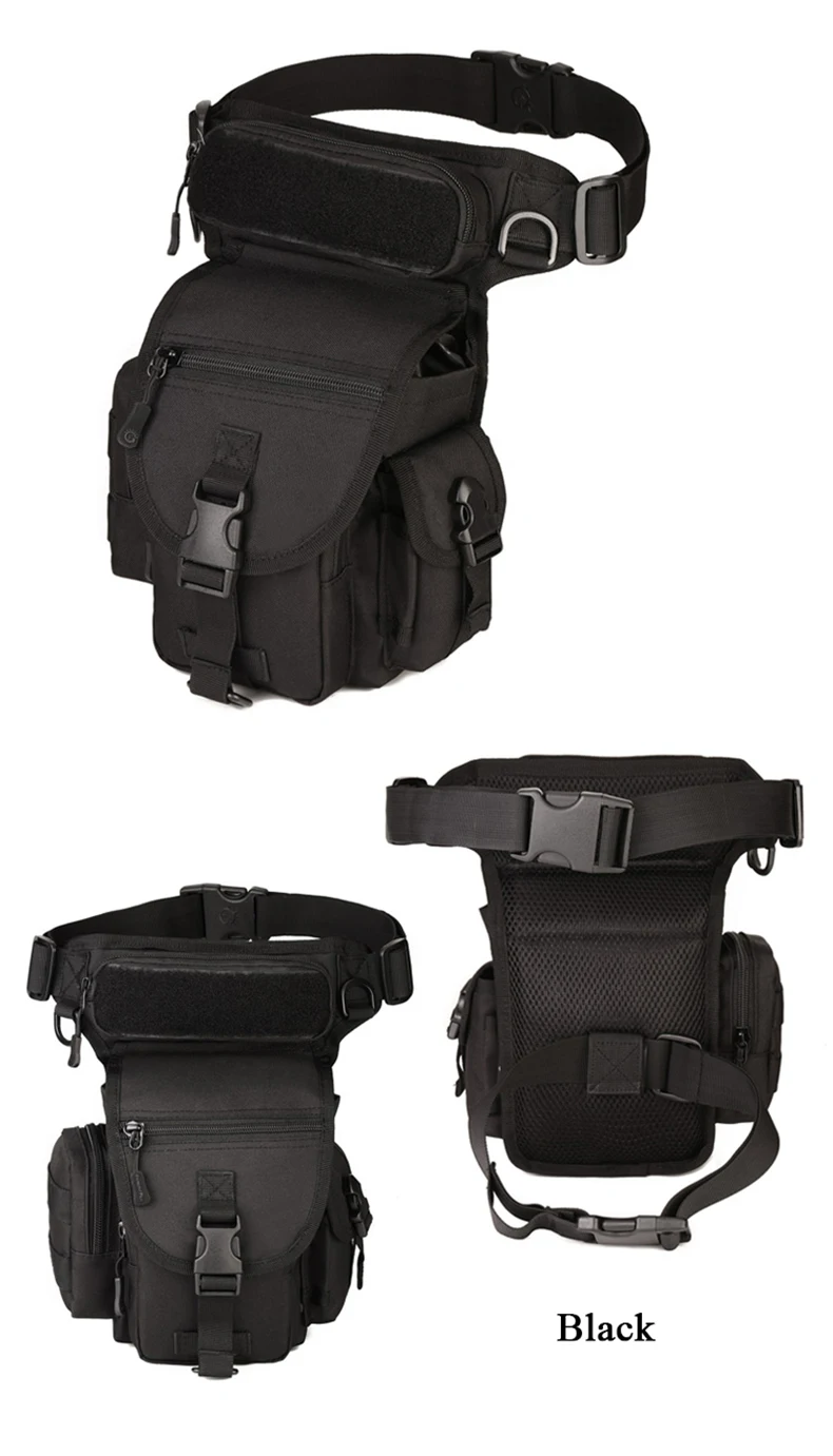 TACVASEN Военная поясная Сумка Molle, Сумка с петлями для ремня, мужская сумка для ног, Повседневная камуфляжная нейлоновая поясная сумка, TD-SHZ-015