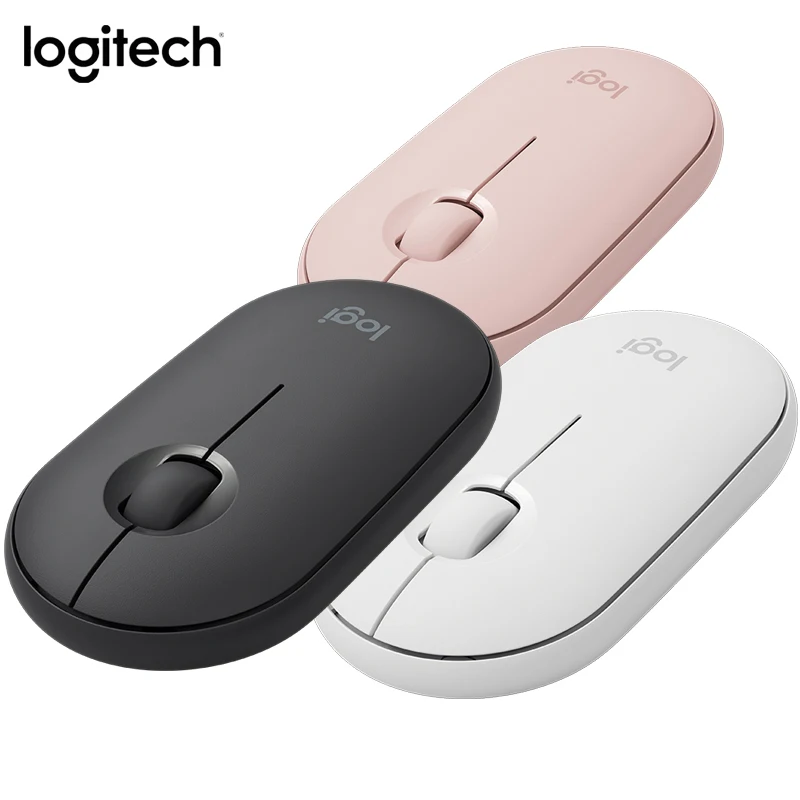 

Новейшая тонкая мини-мышь Logitech с Bluetooth, 1000DPI, 100 ГГц