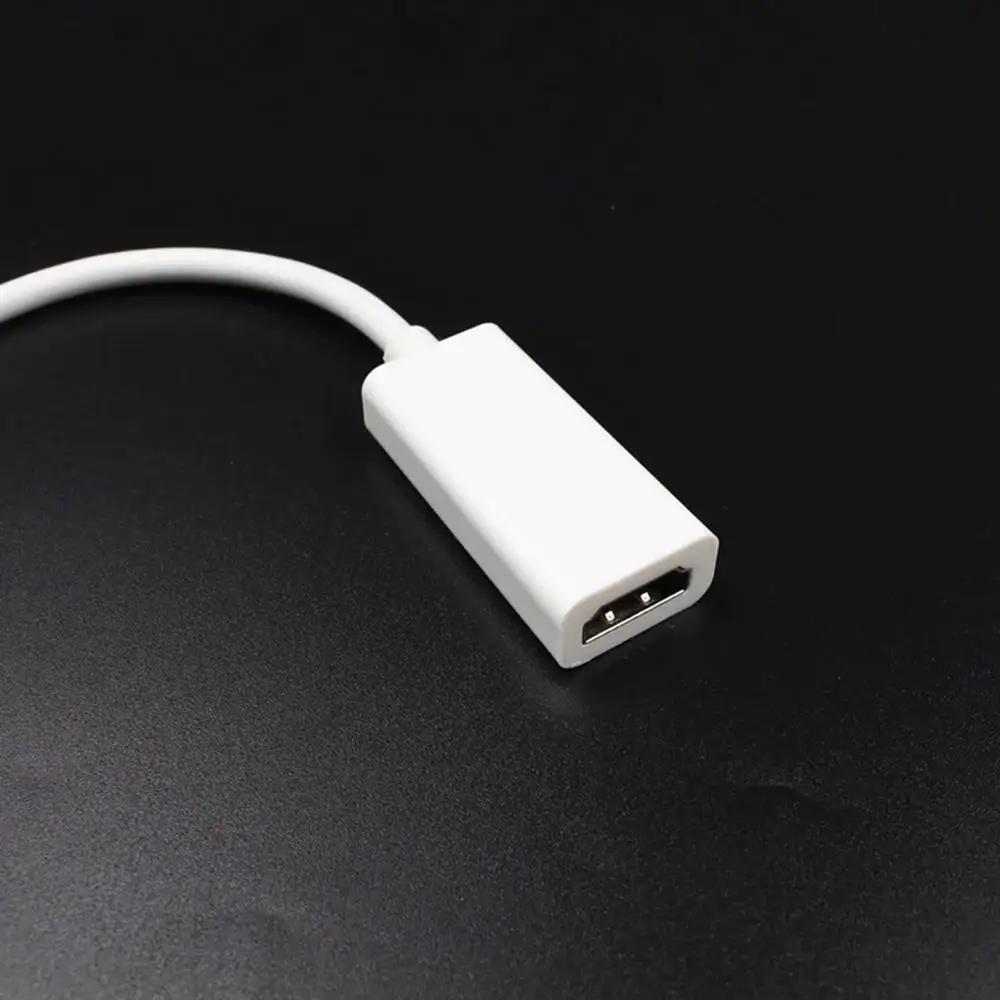 Мини-Кабель DP-HDMI конвертер адаптер мини-порт дисплея Адаптер DP к HDMI для Apple Mac Macbook