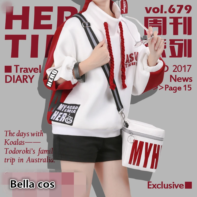 Аниме одежда My Hero Academy Asui Tsuyu Косплей Костюм Еженедельный ежедневный журнал