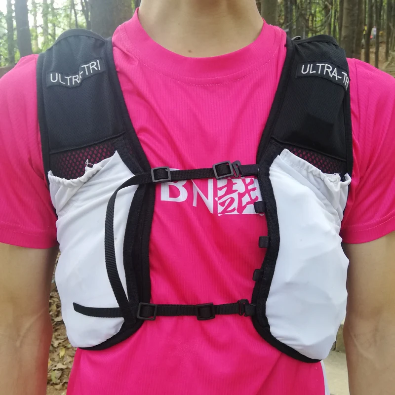 ULTRA TRI рюкзак для бега жилет белый цвет легкая спортивная сумка марафона 8