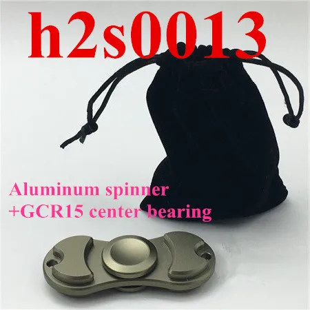 1 pc GCR15 606 Green 1 шт. 7x3 см Красочный алюминиевый Спиннер для детей и взрослых ручная Спиннер металлическая игрушка антистресс рельеф гироскоп подарки для мальчиков девочек - Цвет: 1 pc GCR15 606 Green