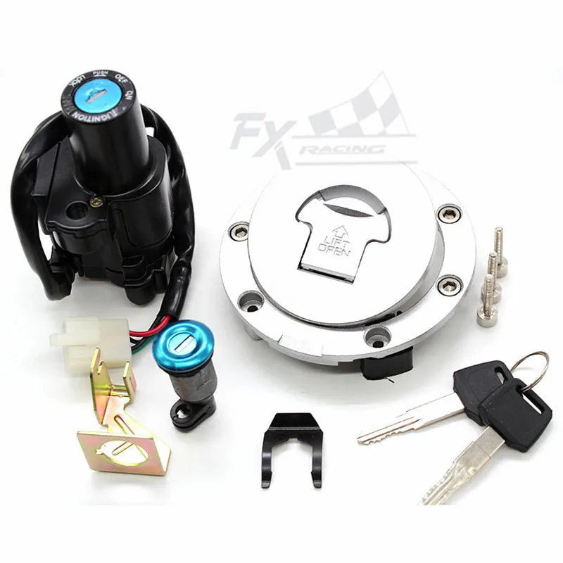 

12V Motorcycle Ignition Switch Gas Cap Fuel Tank Cover Seat Lock key Set For Honda ST1300 CB400 VTEC CB 400 2003 - 2011 2004