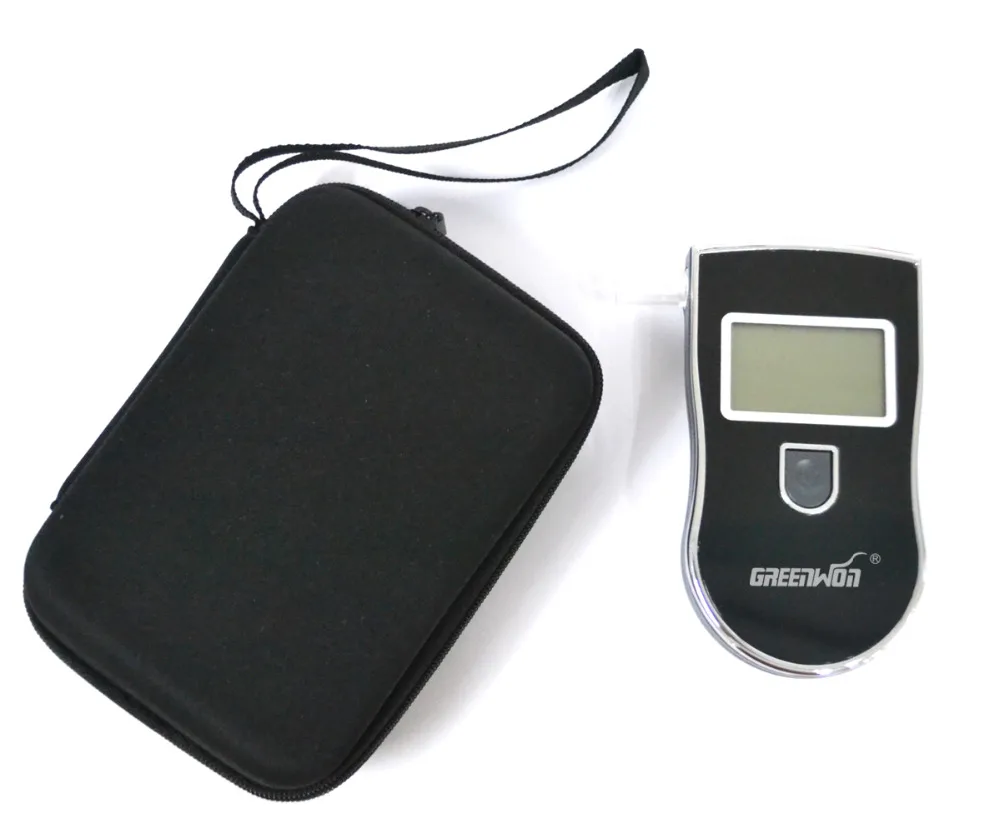 

Hot selling high quality portable alkohol tester for lifeloc test breathalyzer test with 3 mouthpiece AT818S Free Shipping