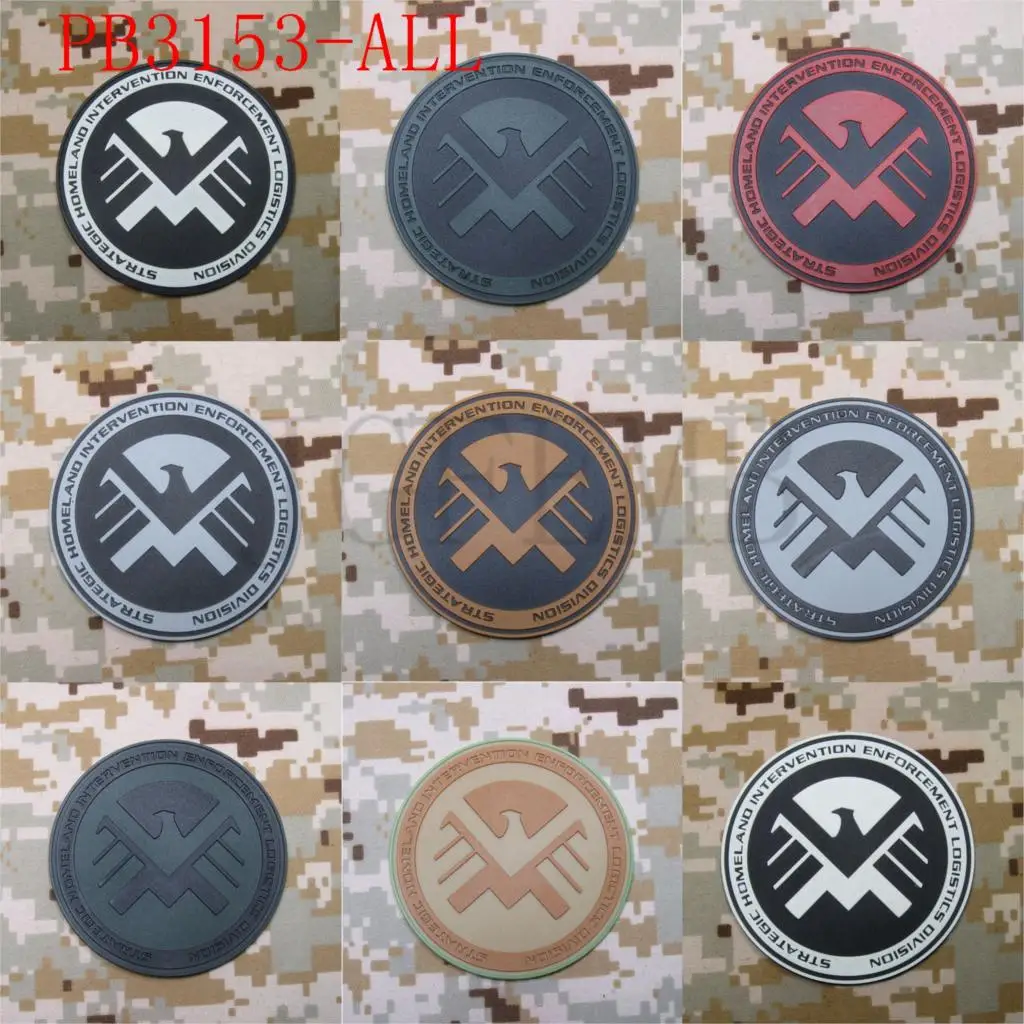 SHIELD insignia the avengers LOGO 3D PVC patch | Дом и сад