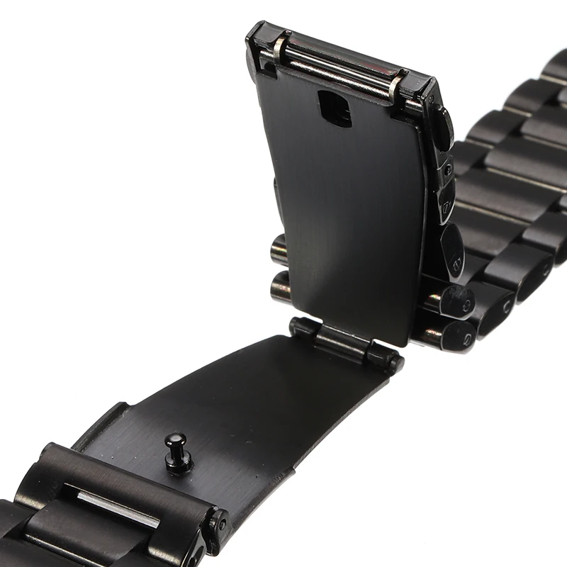 High Quality Stainless Steel Band Strap&ampConnectors For Samsung Galaxy Gear S2 SM-R720 Watch Black Fashion | Электроника