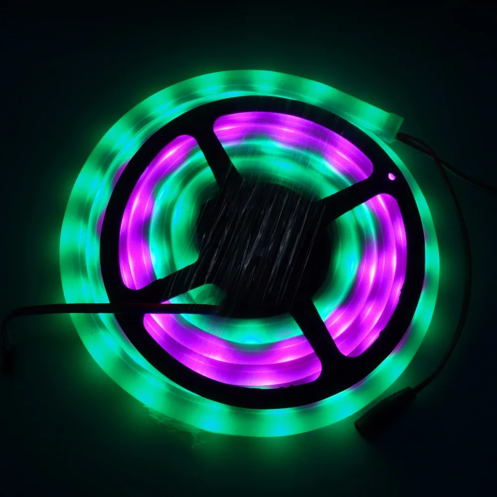 4 м 60 светодиодов/м DC5V WS2813 RGB Адресуемая светодиодная неоновая Пиксельная полоса