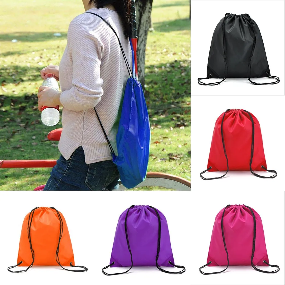 

2019 Newest Style Casual Men Women Beach Bag Sport Waterproof Solid Backpack School Bag