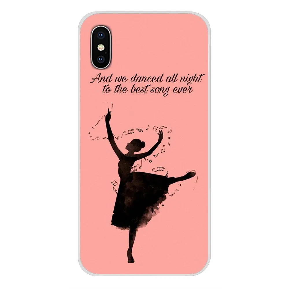 Силиконовый чехол для Apple iPhone X XR XS MAX 4 4S 5 5S 5C SE 6 6S 7 8 Plus ipod touch Love Ballet Dance Forever Art