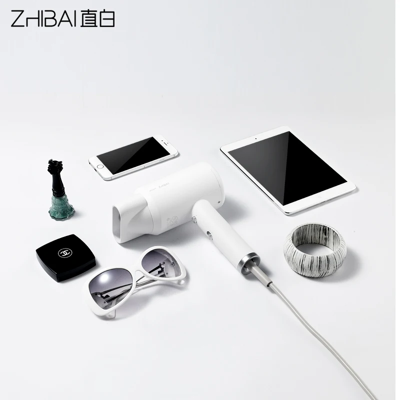 Фен для волос xiaomi mi jia zhiabi mi ni Портативный анион HL3 1800 Вт 2 скорости температуры mi фен для путешествий и дома