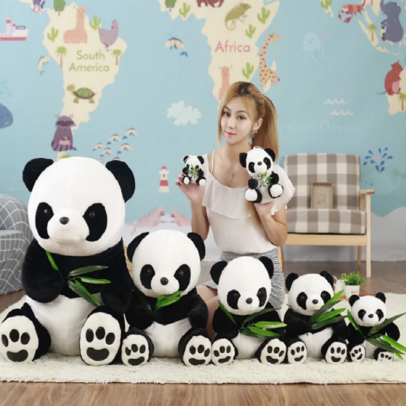 10-50cm 1 piece large panda doll plush toy bear baby child birthday gift | Игрушки и хобби