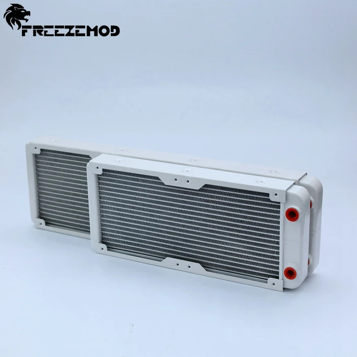 Алюминиевый жидкостный радиатор FREEZEMOD 360 мм для компьютера с вентилятором 3*12 см. SR