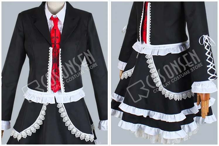 Костюм для косплея ONSEN Anime Dangan Ronpa Celestia Ludenberg костюм Униформа полный комплект все