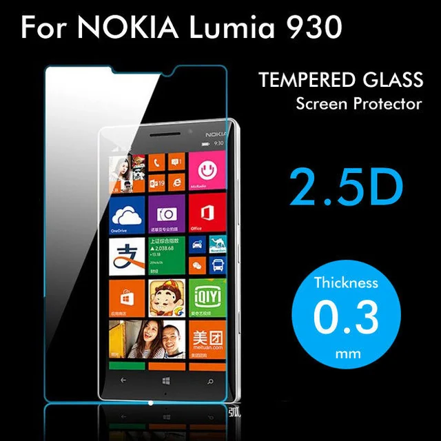 Закаленное стекло для Nokia Lumia 930 2 шт. ультратонкая Защитная пленка microsoft N930 HD|tempered