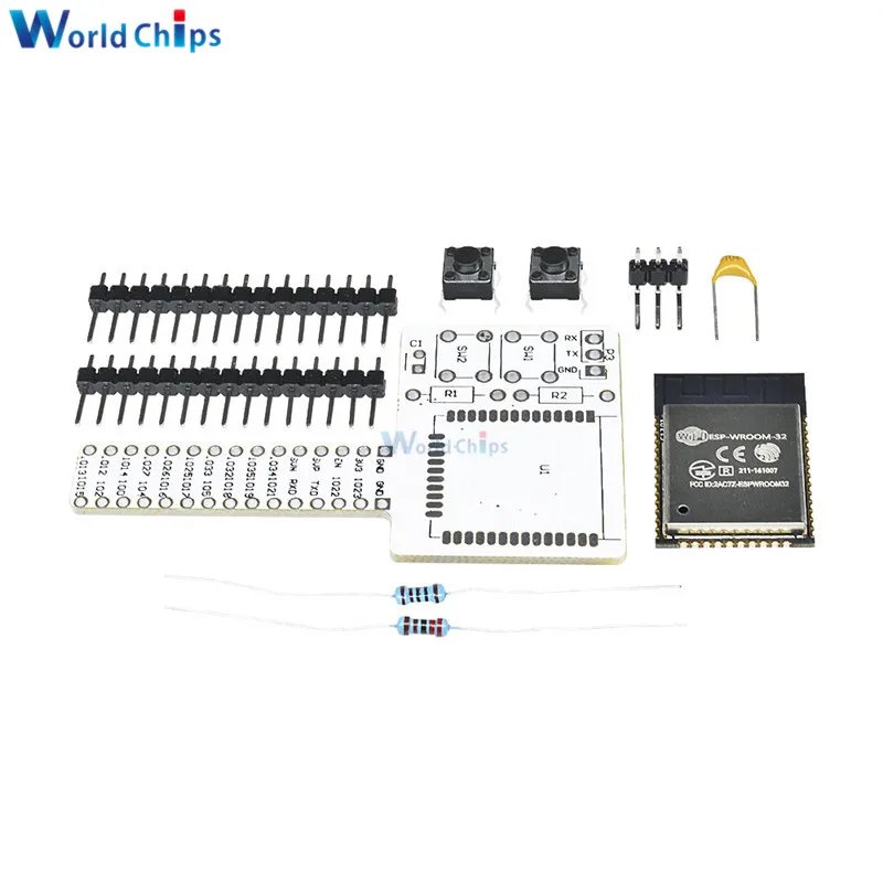 ESP 32 ESP32 WROOM Rev1 Wi Fi модуль беспроводной Bluetooth макетный комплект макетная плата DIY