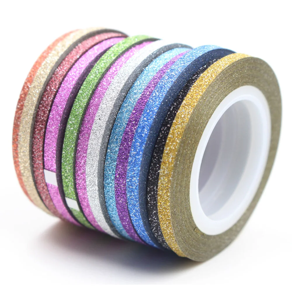 Новинка модные матовые наклейки для ногтей 12 цветов на выбор рулоны полосатая