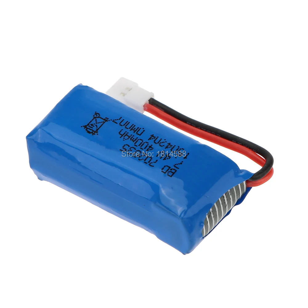 5Pcs Upgraded 400mAh 30C Lipo Battery 7.4V 2S for DM007 RC Quadcopter Part | Игрушки и хобби